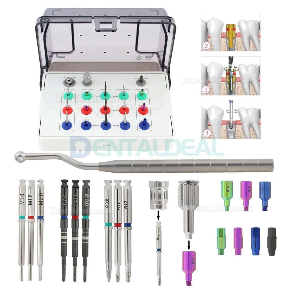 Universal Dental Fractured Implant Screw Retrieval and Removal Kit